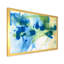 Encre verte, éclaboussures bleues et œuvres d'art sur toile moderne-1402024993-1402024996