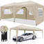 19 pi. L 10 pi. D pavillon de jardin en acier-90726648
