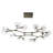 Light Steel Dimmable Mahowald Fixed  Albimarle  Pendant Chandelier-1956543566-1956543561-1956543567