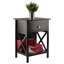 Table de bout avec rangement Alarcon