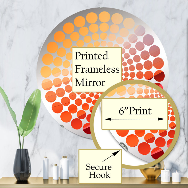 Circle Mirror, 31.4" x 31.4"