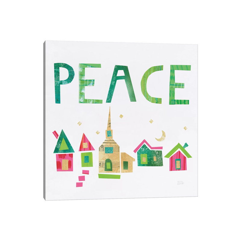 Christmas Collage Iv by Melissa Averinos - 1 Piece Wrapped Canvas Wall Art, 30.48 cm H x 30.48 cm W