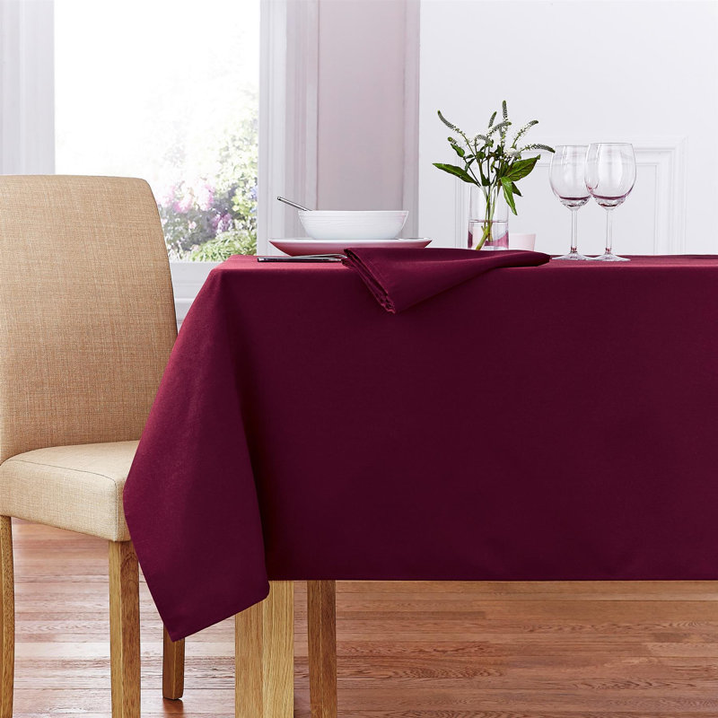 Tablecloth, Burgundy, 229 cm W x 229 cm L