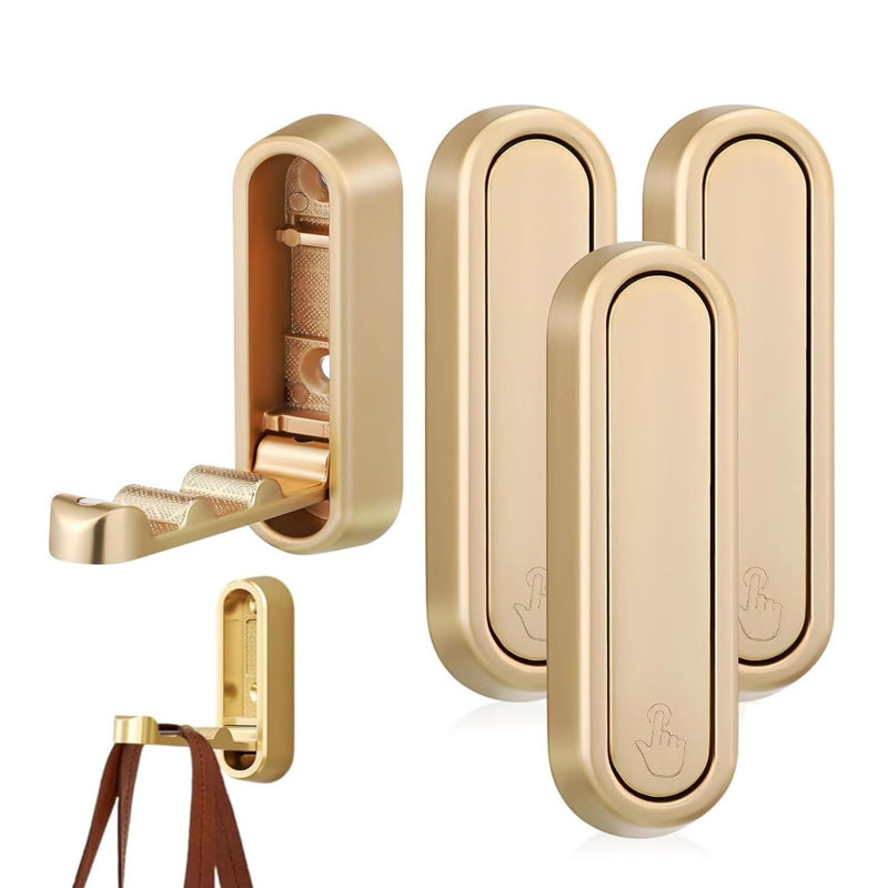 Zinc Wall Hook, Gold