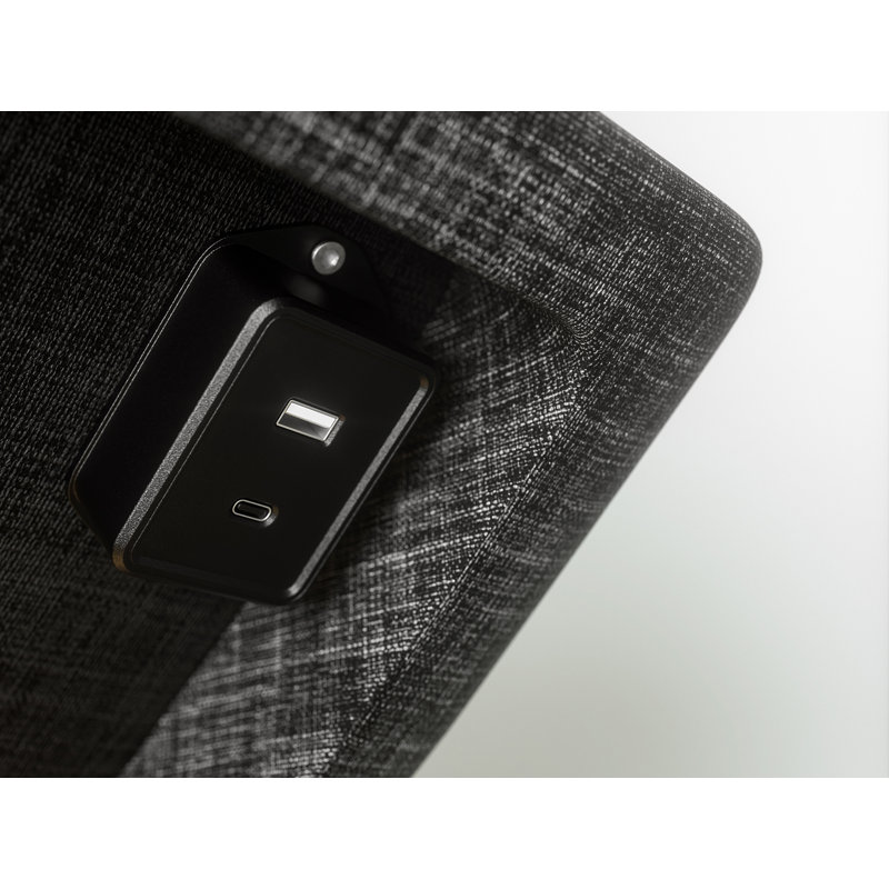 Grand lit réglable massant zéro gravité avec télécommande sans fil, USB / typec intégré et éclairage sous le lit, Grand