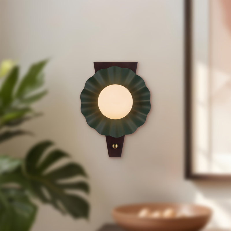 Applique murale 12 po Furrow, Green