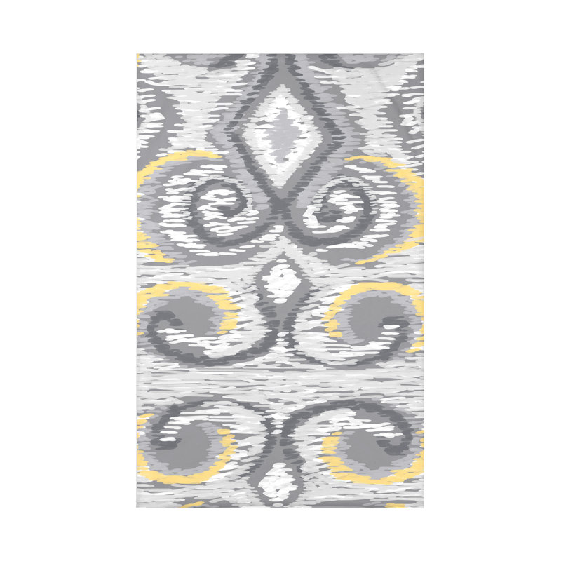 Jeté polaire Ikat, L 60 po x l 50 po x P 0,5 po, Paloma