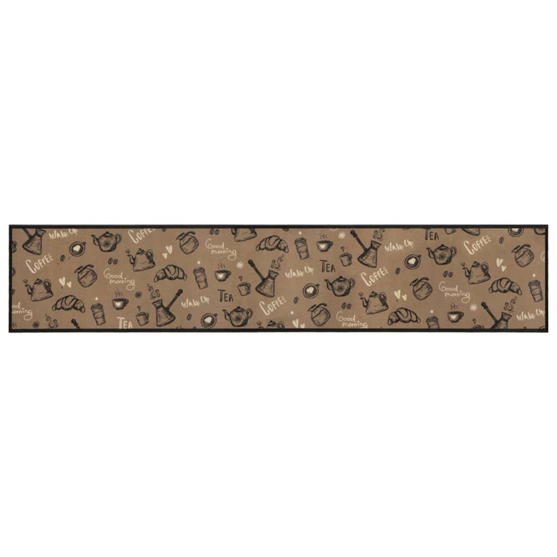 Snyderville Kitchen Mat, dark brown, 60 x 300 cm