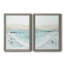 «In The Surf I», ensemble de 2 peintures sur toile encadrées-131698529-131698532