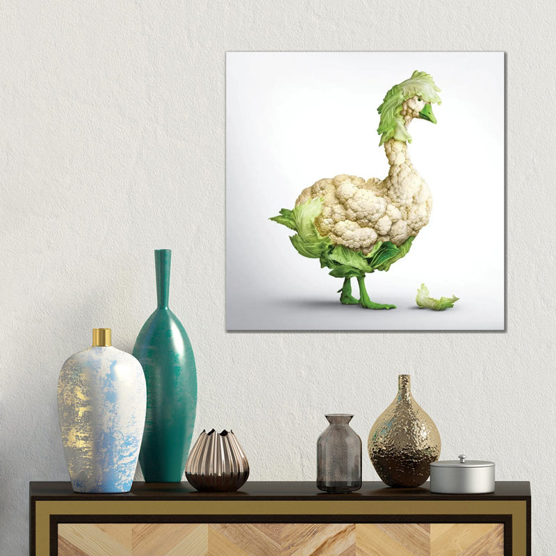 Fabuleon: Goose Cabbage by Spielsinn Design - Gallery-Wrapped Canvas Giclée on Canvas, 45.72 cm H x 45.72 cm W x 1.91 cm D