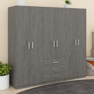 Armoire 6 portes avec 3 tiroirs Eford