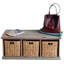 Karina Solid Wood Storage Bench