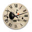 Horloge murale en bois massif Parin-1798516017