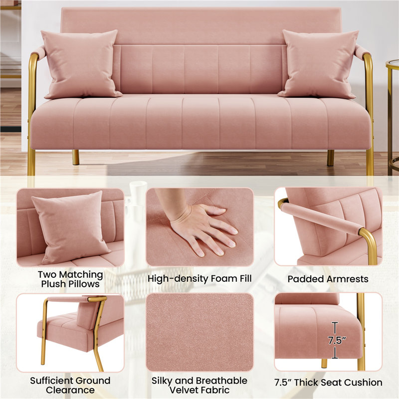 Maddison 56.5'' Upholstered Sofa