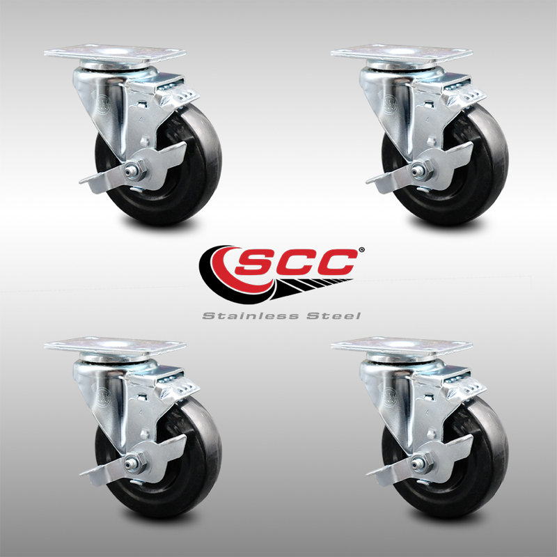 Hard Rubber Caster
