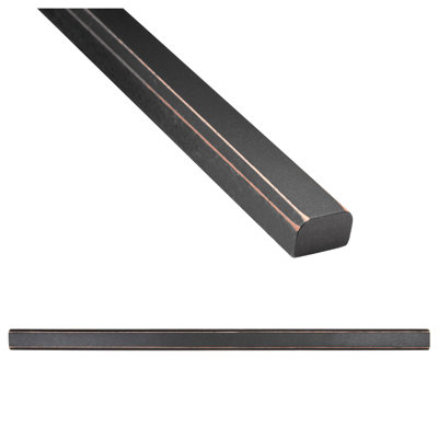 0.65'' L x 12'' W Round Tile Trim