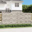 Blasingim Silver Metal Arched Gabion Baskets-531489596