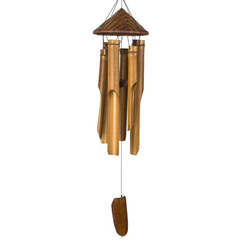 Carillon tissé en bambou
