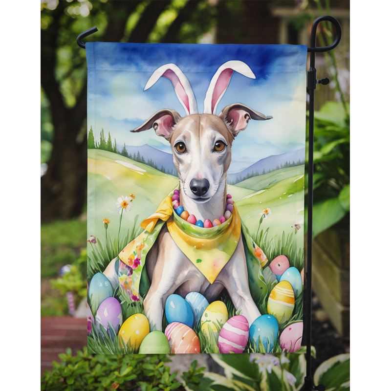 Easter Egg Hunt Double Sided 15.5'' H x 11.25'' W Polyester Easter Garden Flag
