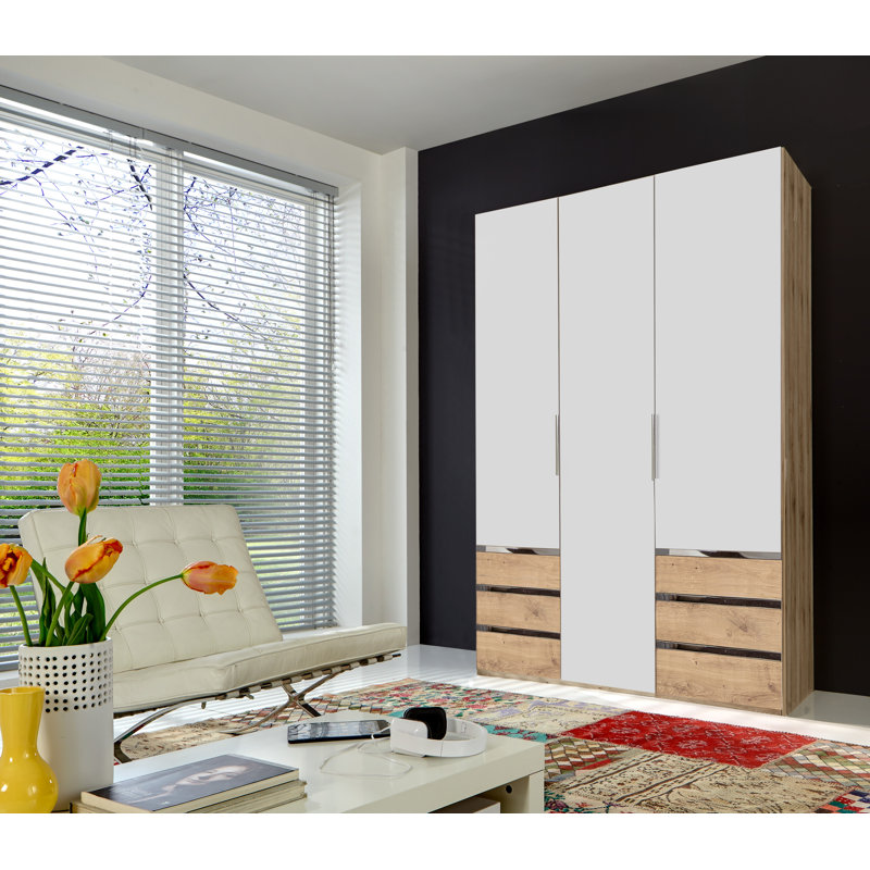 Barbuda 3 Door Manufactured Wood Wardrobe