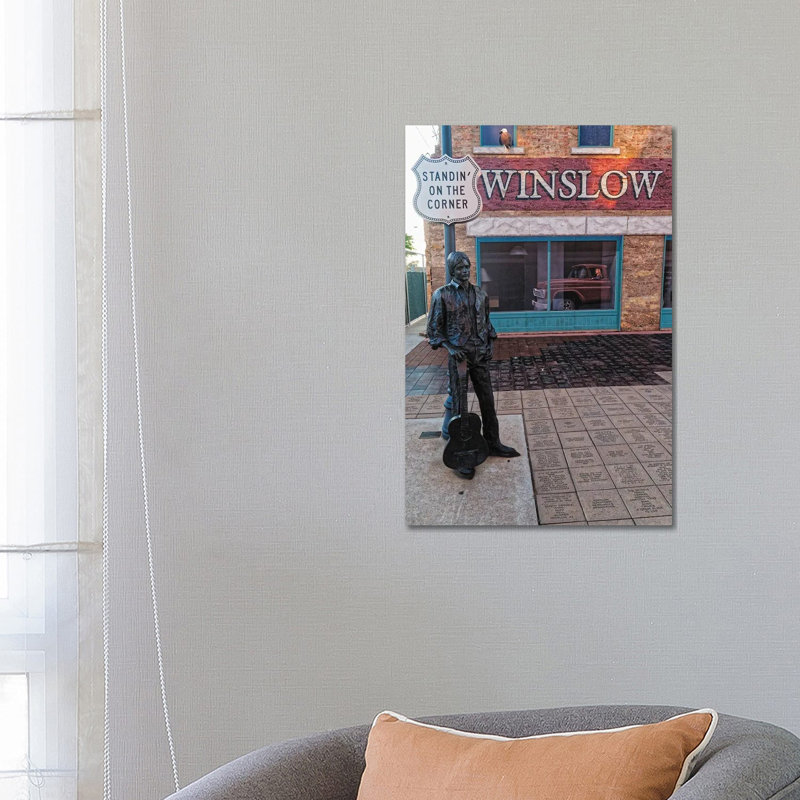 Standing On The Corner by George Oze - Wrapped Canvas Print, 66.04 cm H x 45.72 cm W