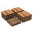 12" X 12" Wood Interlocking Deck Tile (set Of 30)