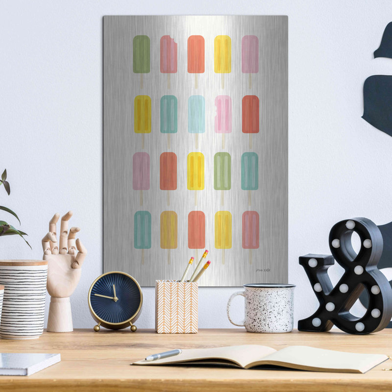 «Colorful Popsicles» par Ann Kelle, H 16 po x l 12 po