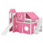 Lit mezzanine double avec tente et tour-485003283