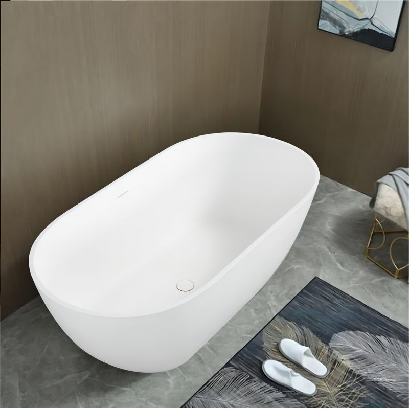 Baignoire de trempage autoportante 63 po. X 29,5 po. 63 po. X 29,5 po.