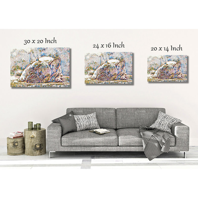 Wrapped Canvas Print, 35cm H x 50cm W