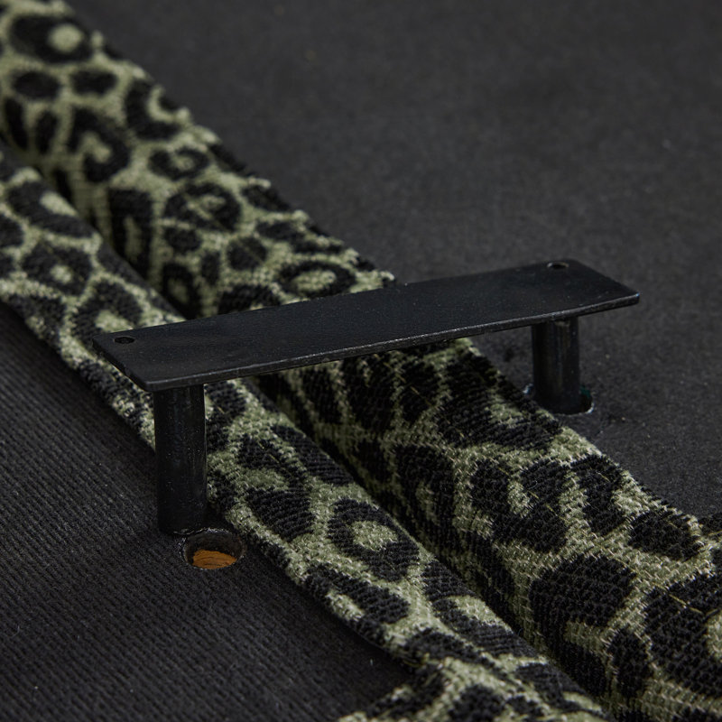 Canapé Comfy Chenille Leopard, Chenille verte