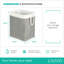 Laundry 1 Fabric Laundry Basket with Handles-1941951013