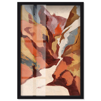 «Warmth of the Earth I Shadowbox Print» par Art Remedy, cadre noir, 11 x 16