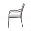 Chaise d'extérieur empilable en rotin PE avec structure en fer (ensemble de 4)