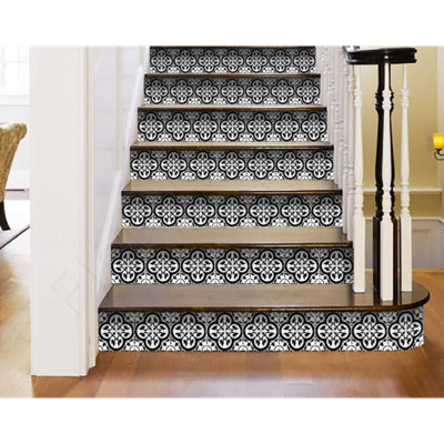 4'' W x 4'' L Vinyl Peel and Stick Field Tile