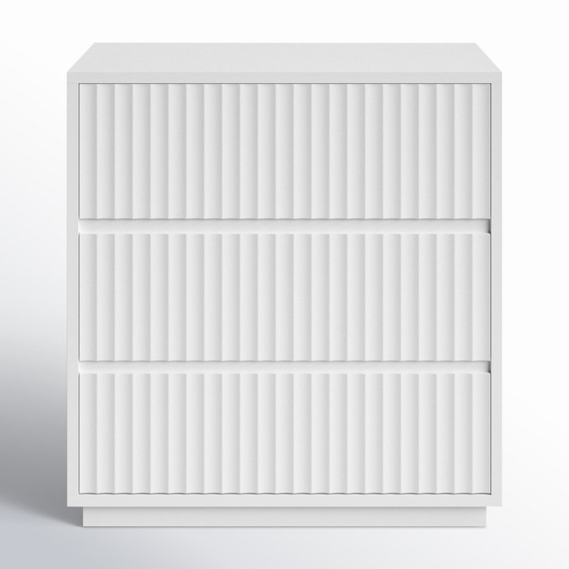 Paloma 32'' W 3 - Drawer Dresser, White