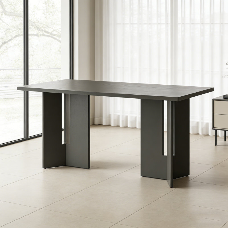 Table de salle à manger 60 "Farmhouse, Gris