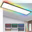 LED panel 100x25 ceiling light - dimmable ceiling panel RGB color change long ceiling lamp flat with remote control large 24W black rectangular office lamp ceiling for office playroom living room-1487626138-1487626139