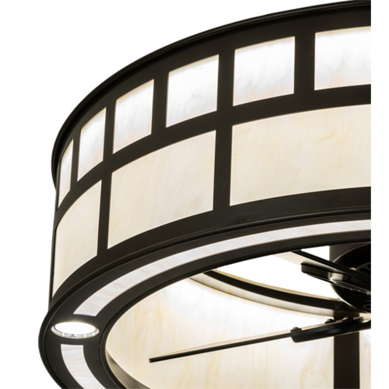 Danne LED Downrod Ceiling Fan