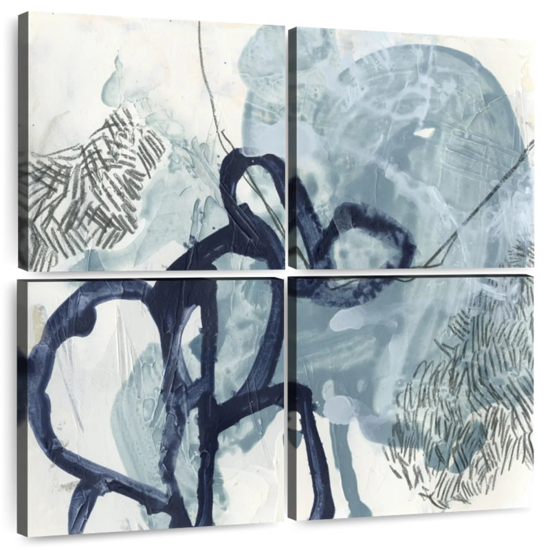 Bleu ardoise Avery I, H 26 po x l 26 po
