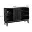 Armoire de rangement de bureau avec rangement ouvert 47,3 "de large à 2 portes-761479122