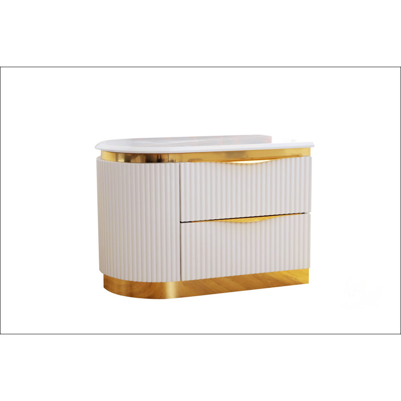 Table de chevet 2 tiroirs