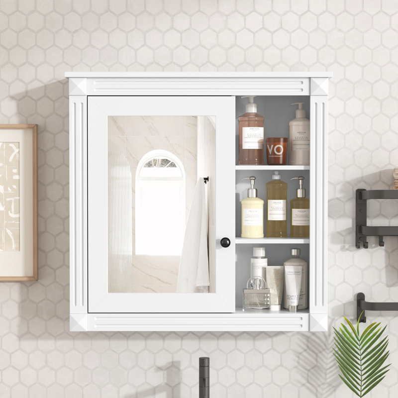 Armoire à pharmacie de salle de bain avec miroir