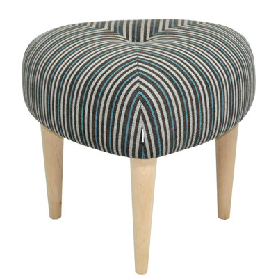 Solid + Manufactured Wood Accent Stool