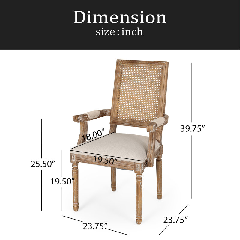 Chaise de salle à manger, Jaune, Beige