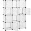 12 Pair Stackable Shoe Storage Cabinet