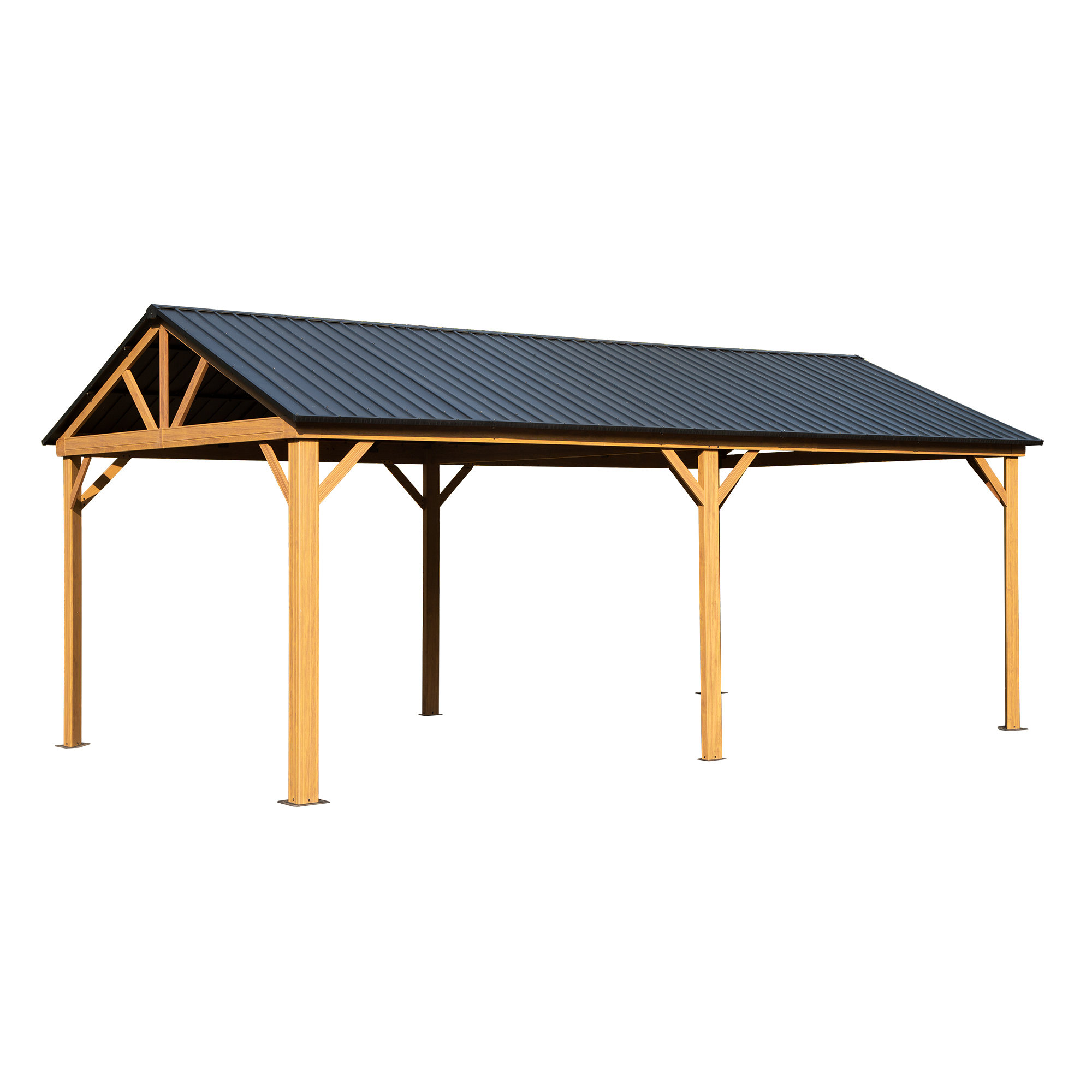 domi outdoor living 12 Ft. W x 20 Ft. D Aluminum Patio Gazebo Wayfair