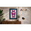 Magenta Butterflies Modern - Framed Print-790354974-790354972