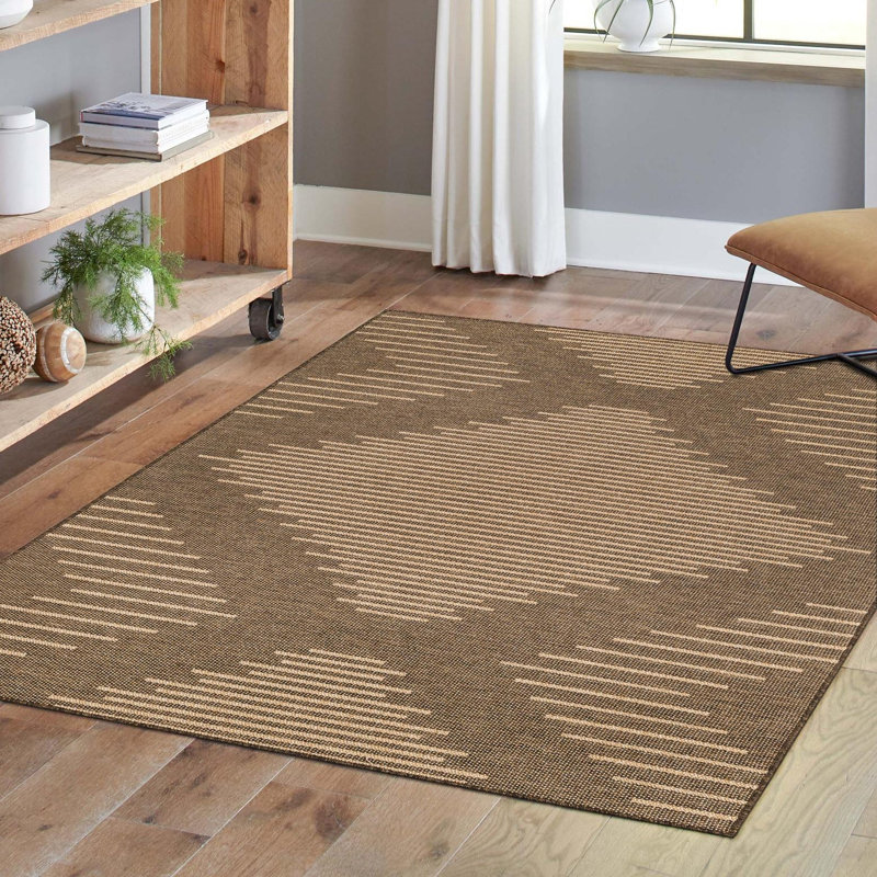 Geometric Indoor Rug, Rectangle 9' x 12'