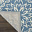 Tapis floral ivoire / bleu Yurig-388936915